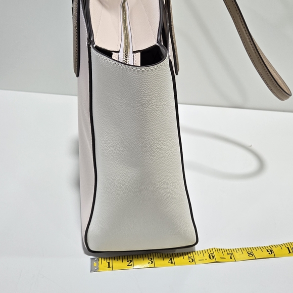 KATE SPADE NEW YORK Saturday MEDIUM SATCHEL SHOULDER TOTE BAG Rose Beige LEATHER - Picture 3 of 9